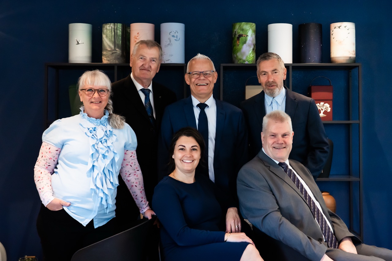 Hele teamet hos Sydkystens Begravelsesforretning